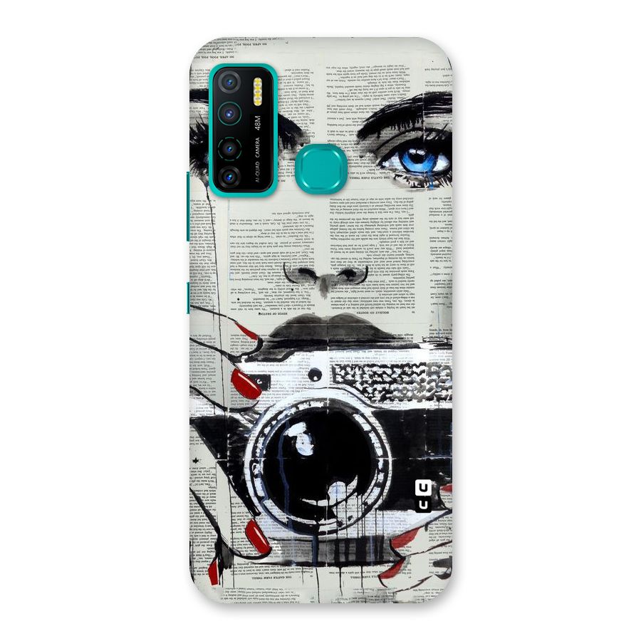 Paper Face Beauty Back Case for Infinix Hot 9 Pro