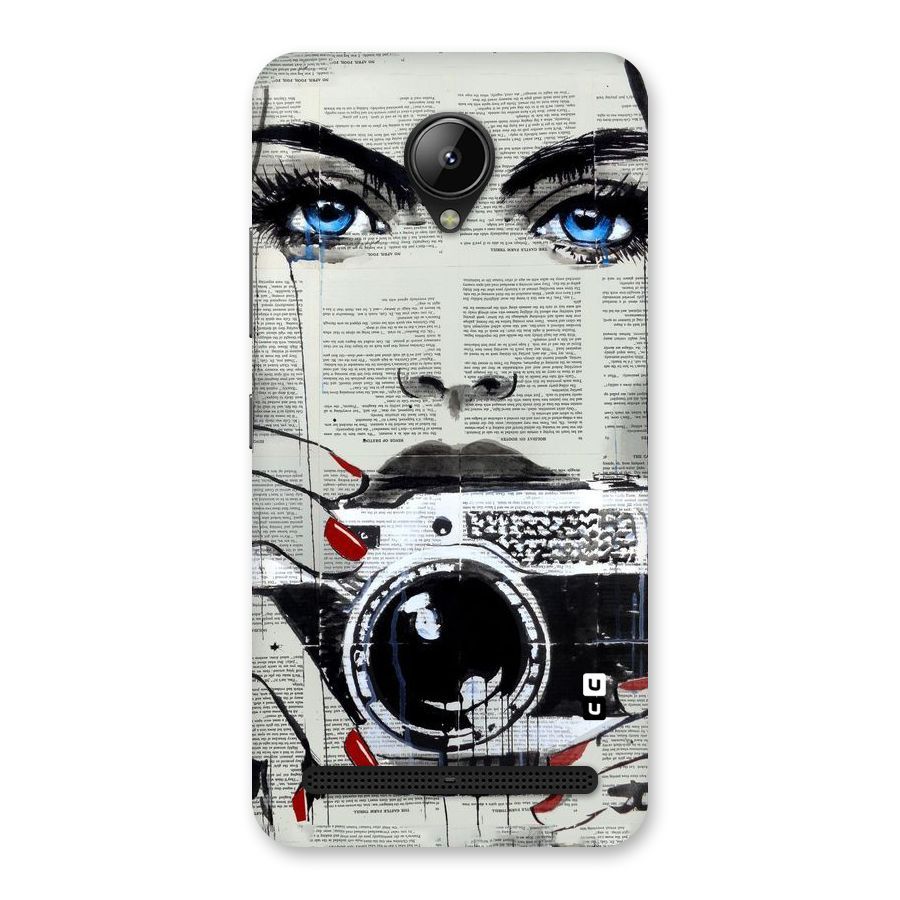 Paper Face Beauty Back Case for Lenovo C2