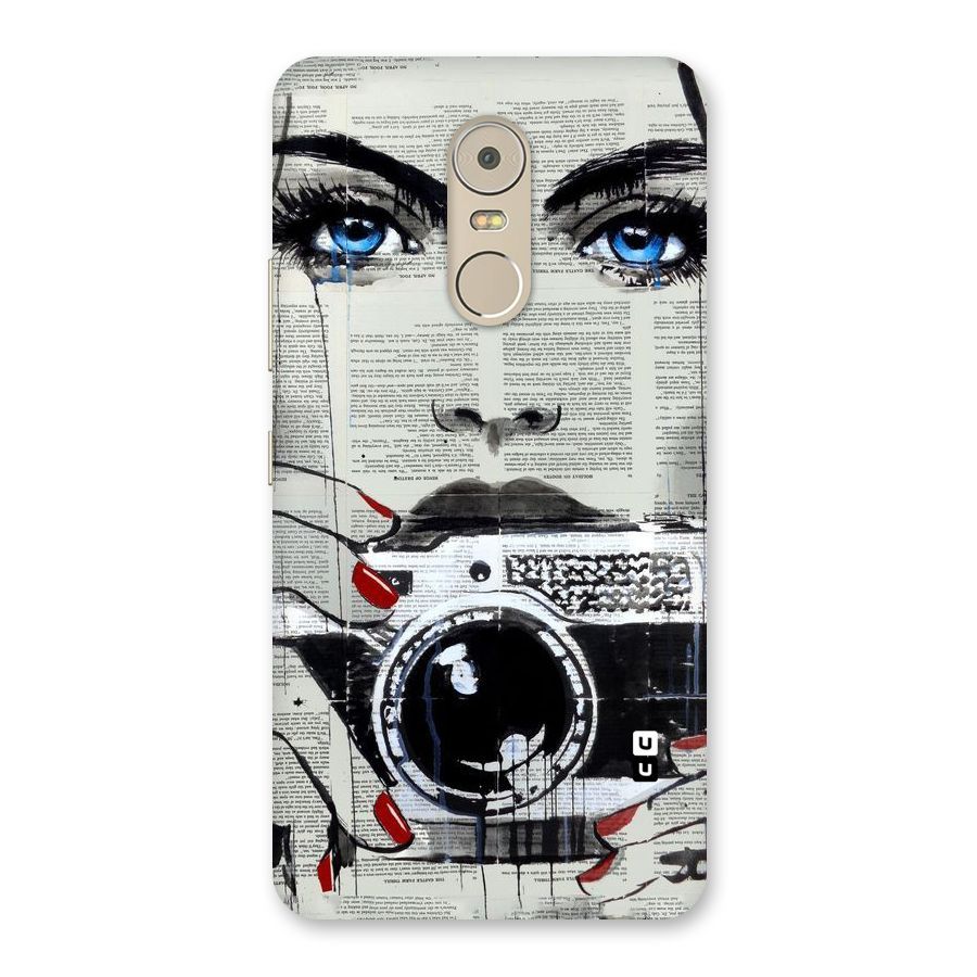 Paper Face Beauty Back Case for Lenovo K6 Note