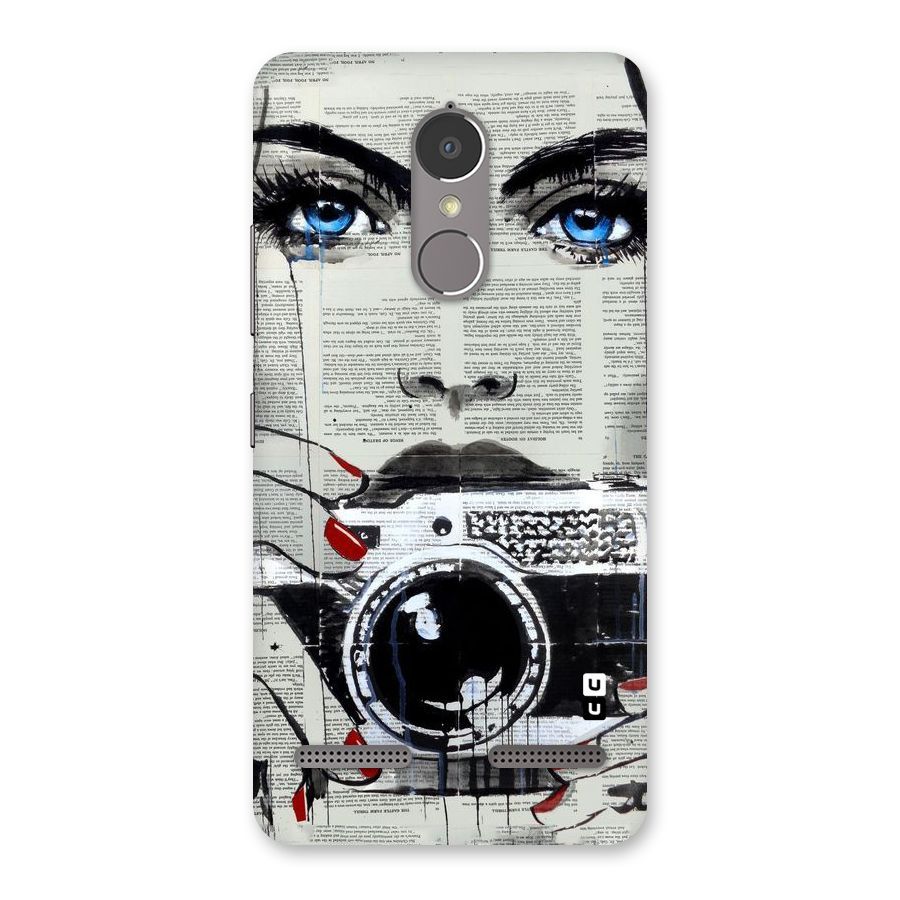 Paper Face Beauty Back Case for Lenovo K6 Power