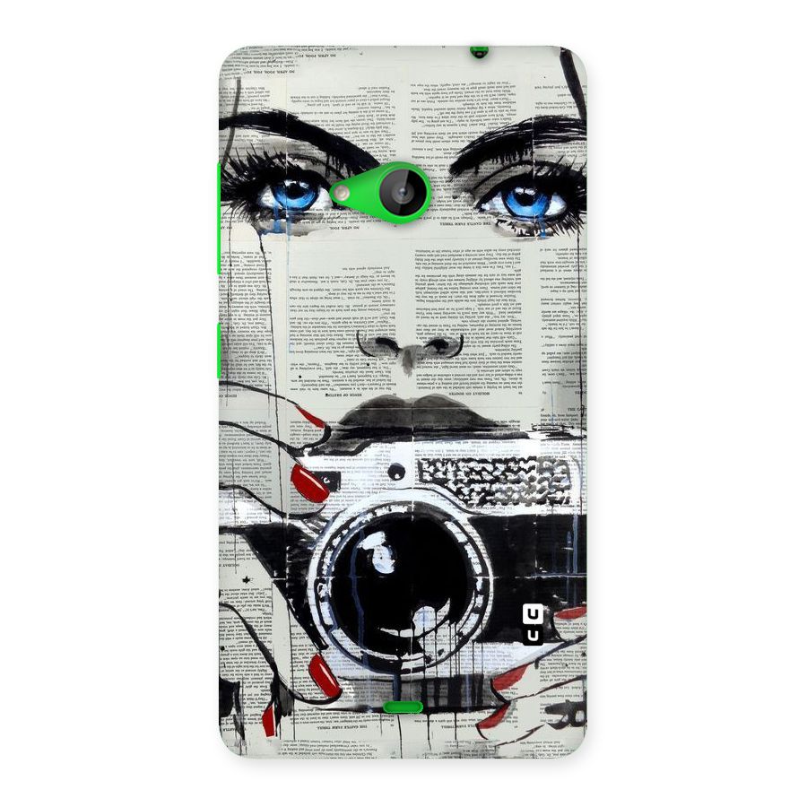 Paper Face Beauty Back Case for Lumia 535