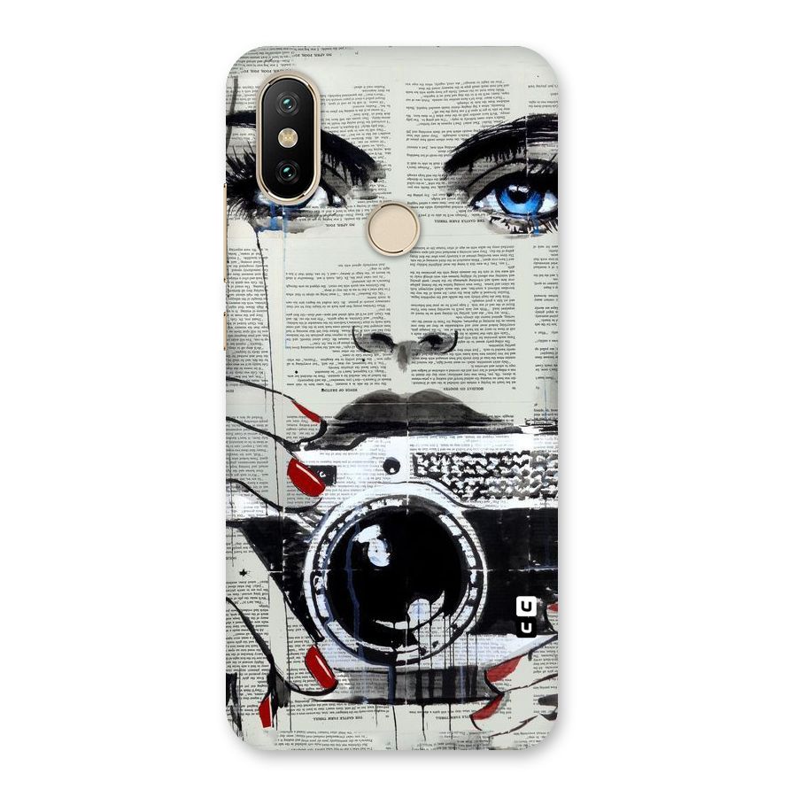 Paper Face Beauty Back Case for Mi A2