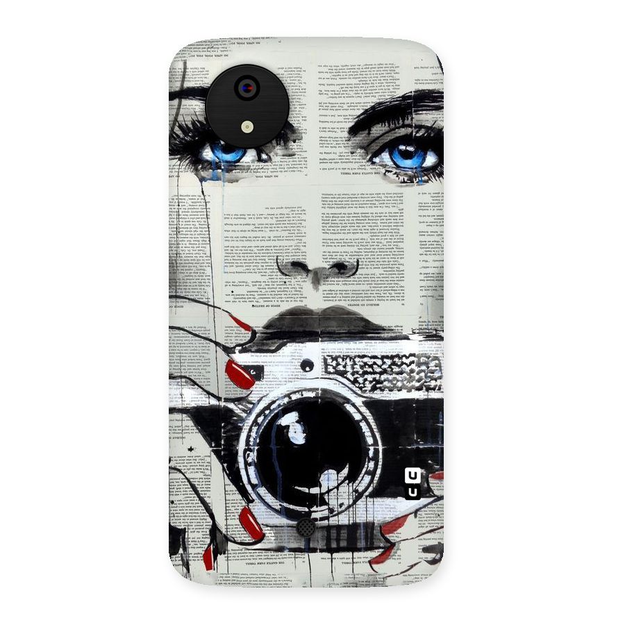 Paper Face Beauty Back Case for Micromax Canvas A1