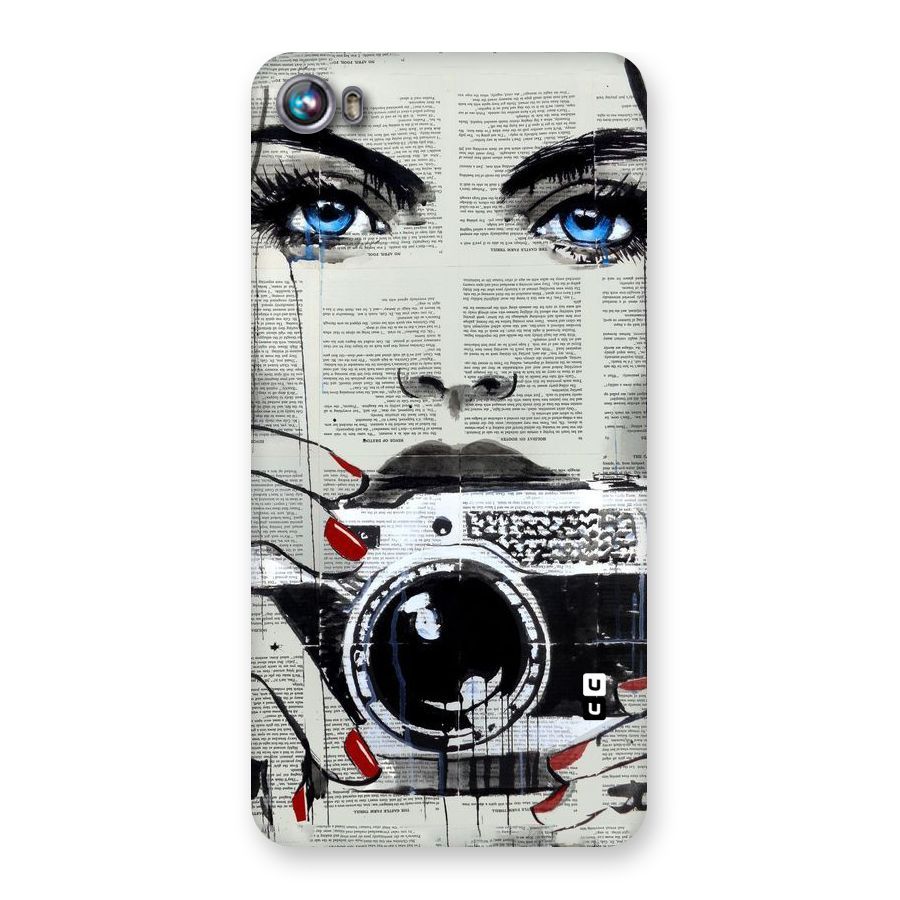 Paper Face Beauty Back Case for Micromax Canvas Fire 4 A107