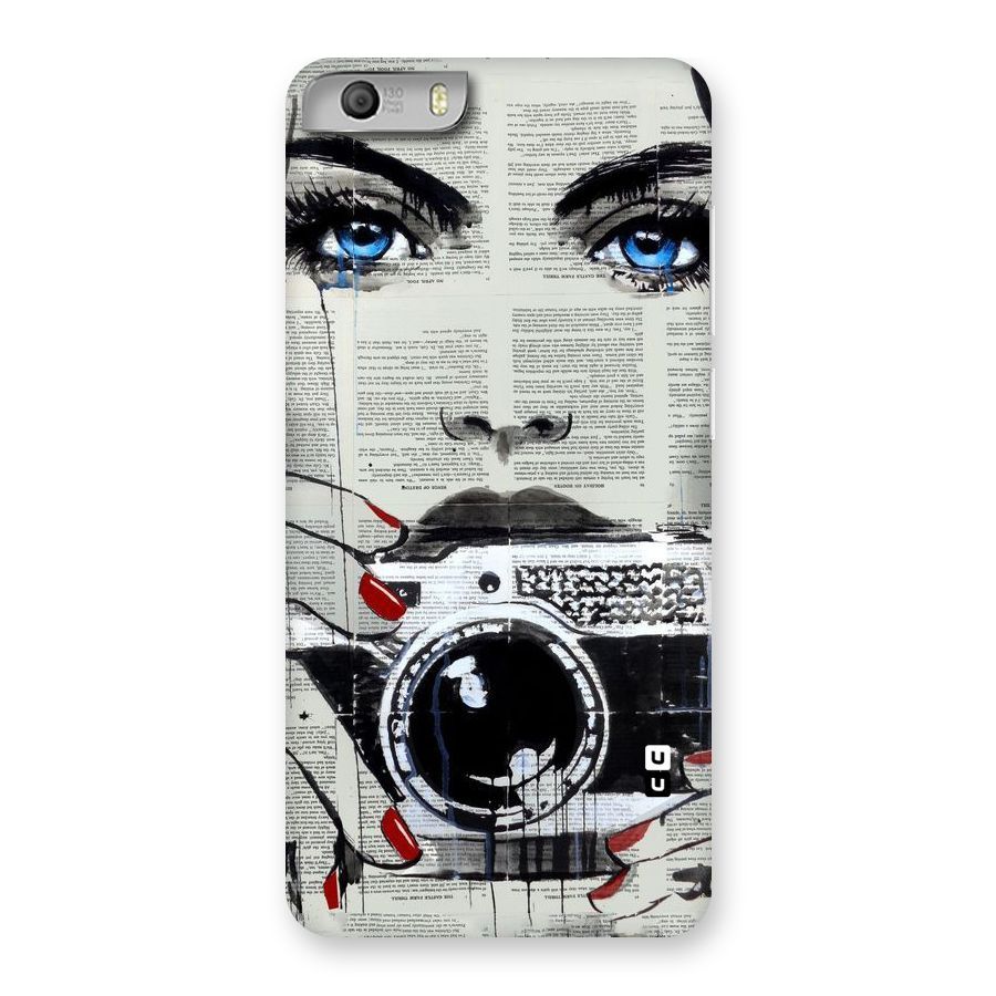 Paper Face Beauty Back Case for Micromax Canvas Knight 2
