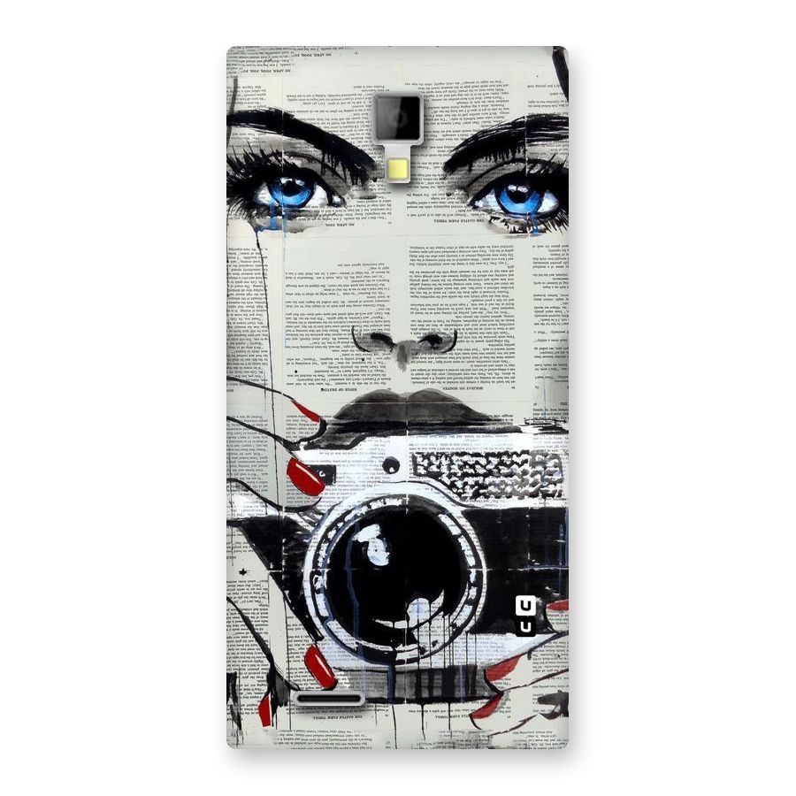 Paper Face Beauty Back Case for Micromax Canvas Xpress A99