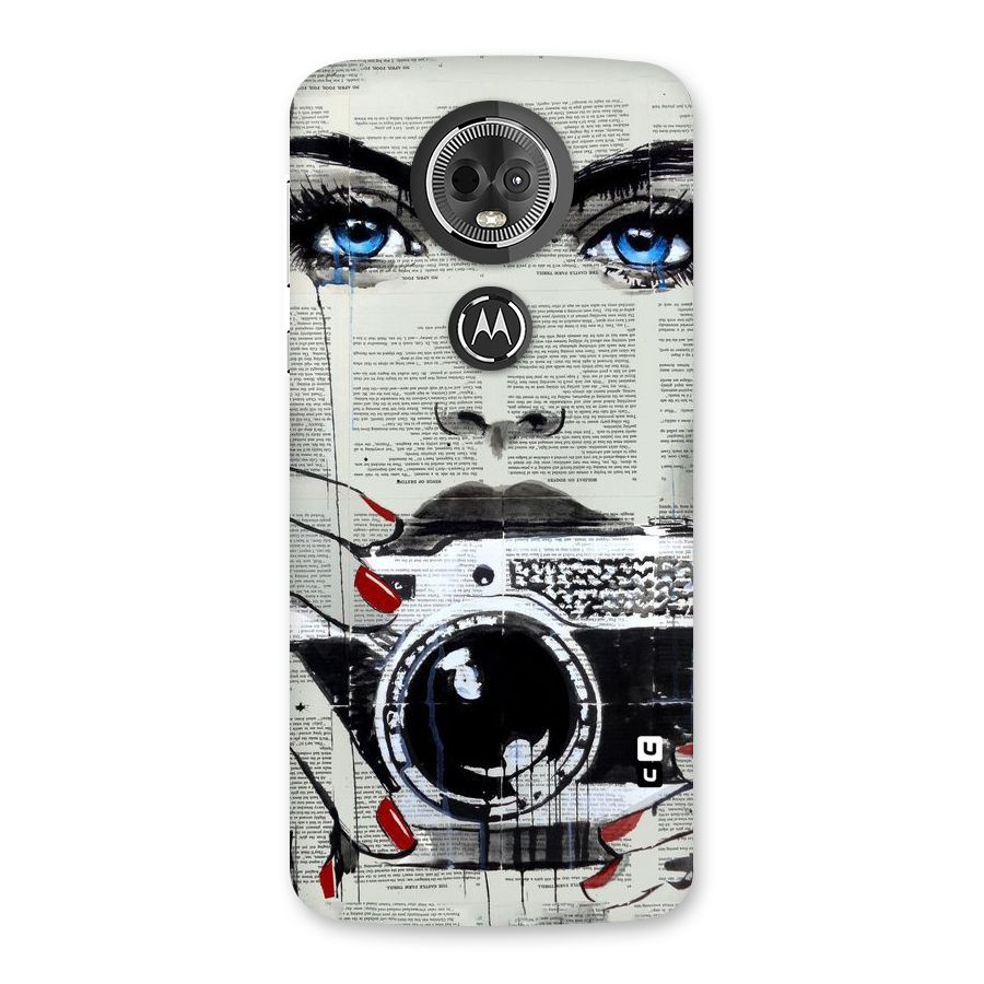 Paper Face Beauty Back Case for Moto E5 Plus