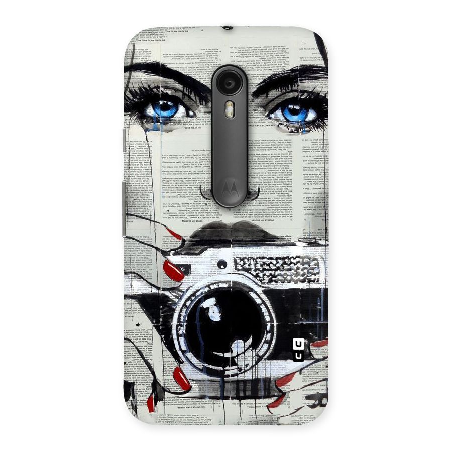 Paper Face Beauty Back Case for Moto G3