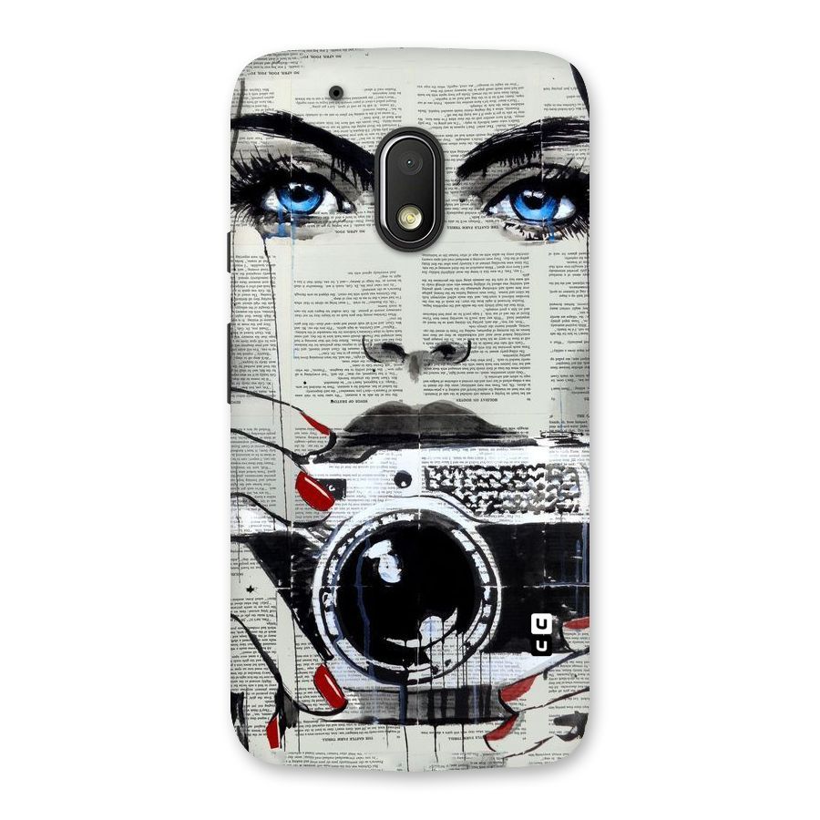 Paper Face Beauty Back Case for Moto G4 Play