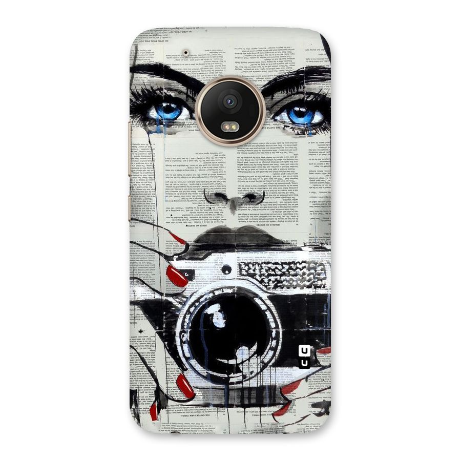 Paper Face Beauty Back Case for Moto G5 Plus