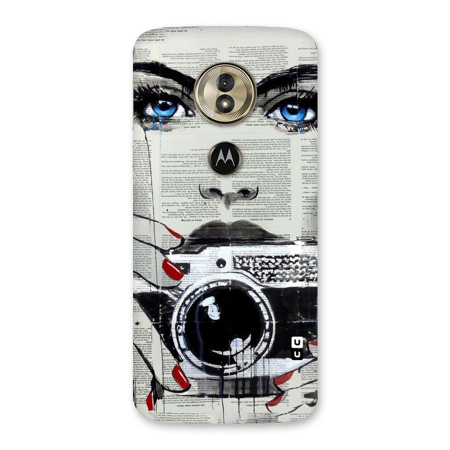 Paper Face Beauty Back Case for Moto G6 Play
