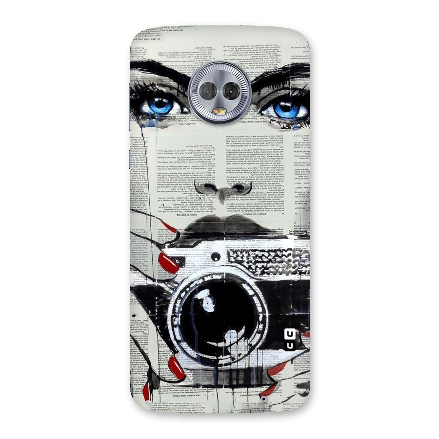 Paper Face Beauty Back Case for Moto G6 Plus