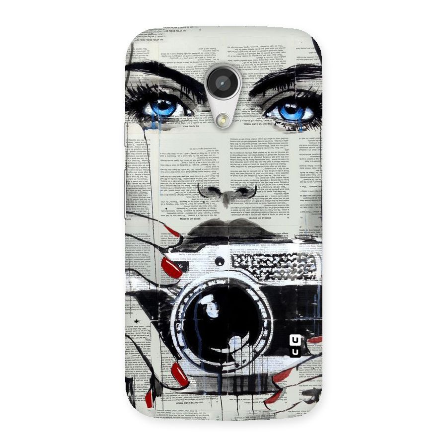 Paper Face Beauty Back Case for Moto G 2nd Gen