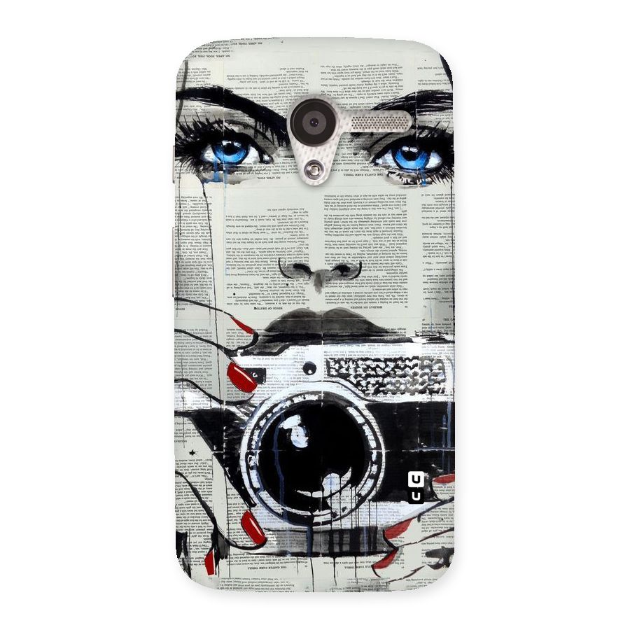 Paper Face Beauty Back Case for Moto X