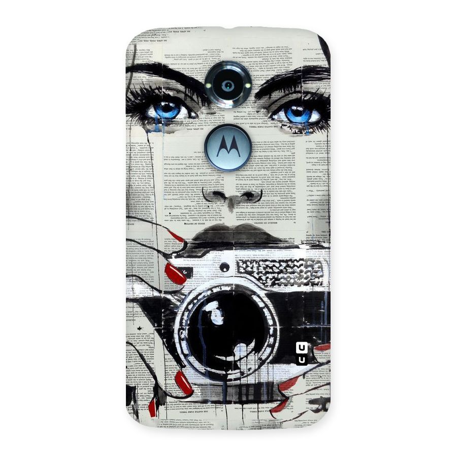 Paper Face Beauty Back Case for Moto X 2nd Gen