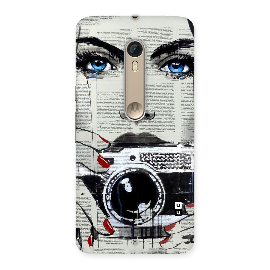 Paper Face Beauty Back Case for Motorola Moto X Style
