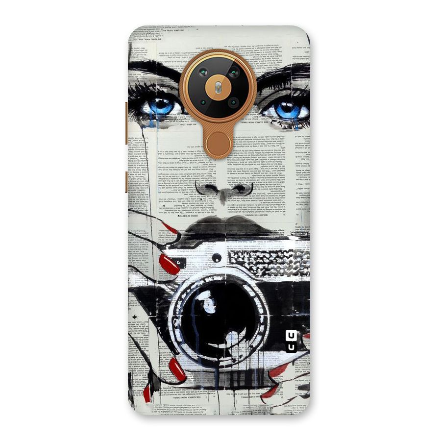 Paper Face Beauty Back Case for Nokia 5.3