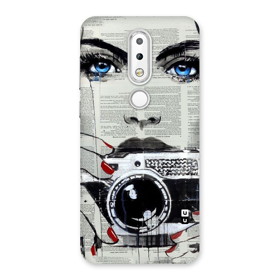 Paper Face Beauty Back Case for Nokia 6.1 Plus