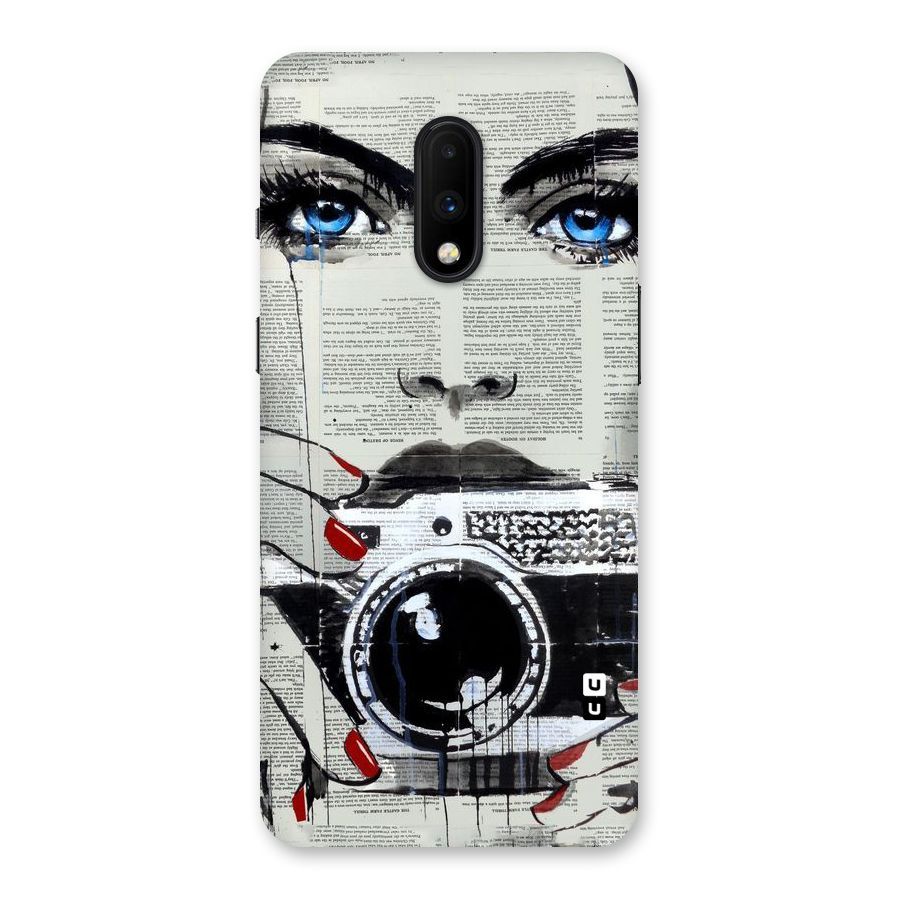 Paper Face Beauty Back Case for OnePlus 7