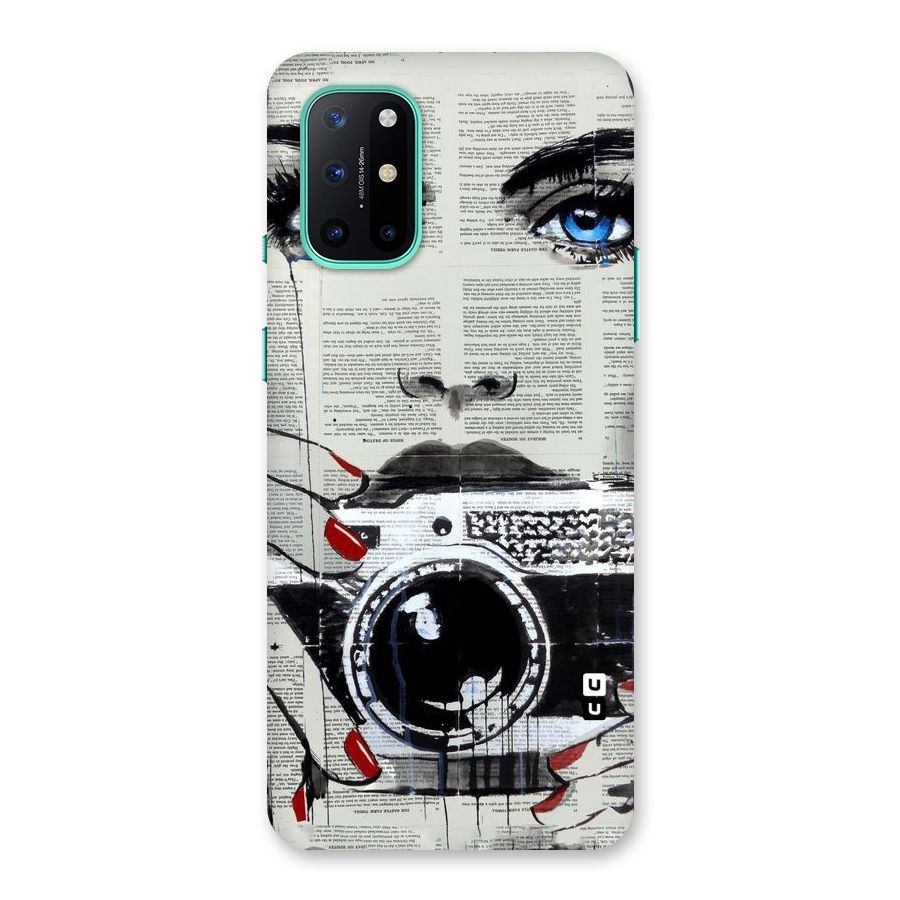 Paper Face Beauty Back Case for OnePlus 8T