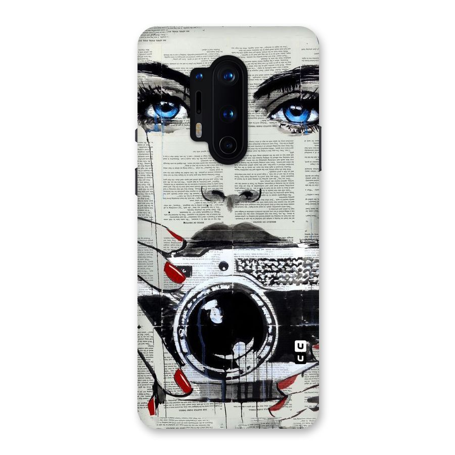 Paper Face Beauty Back Case for OnePlus 8 Pro
