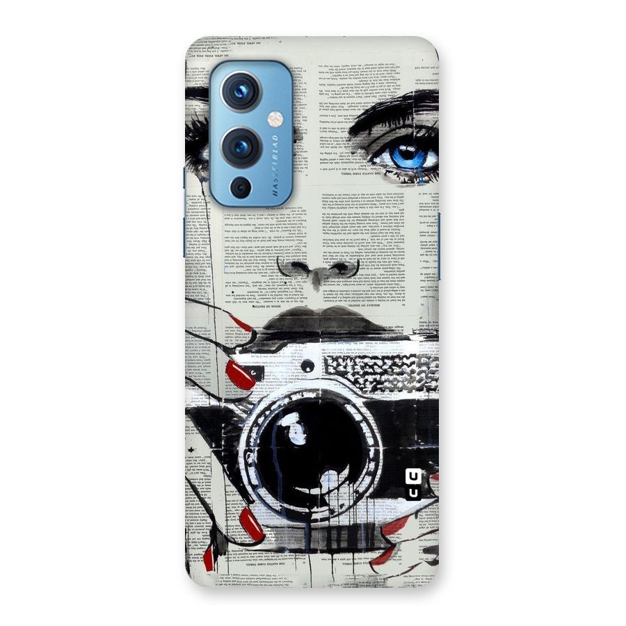 Paper Face Beauty Back Case for OnePlus 9