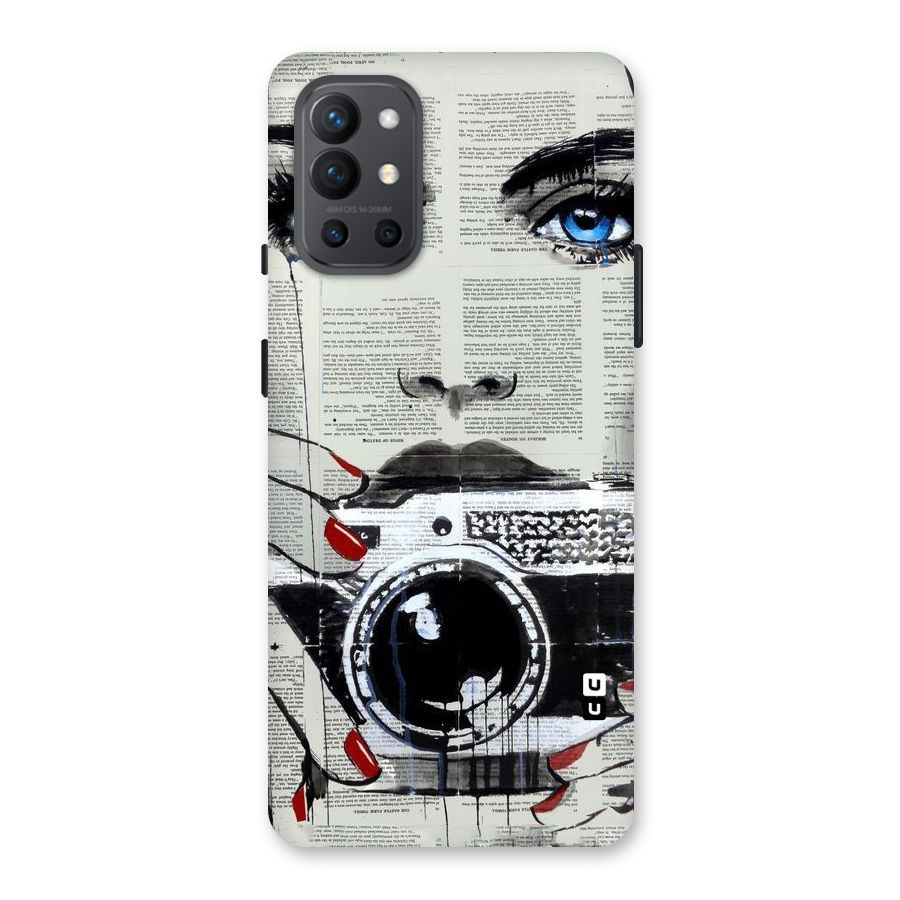 Paper Face Beauty Back Case for OnePlus 9R