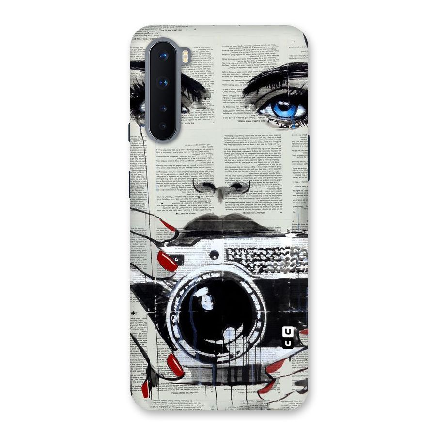 Paper Face Beauty Back Case for OnePlus Nord