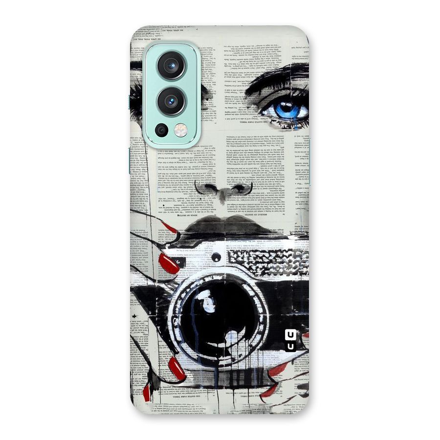 Paper Face Beauty Back Case for OnePlus Nord 2 5G