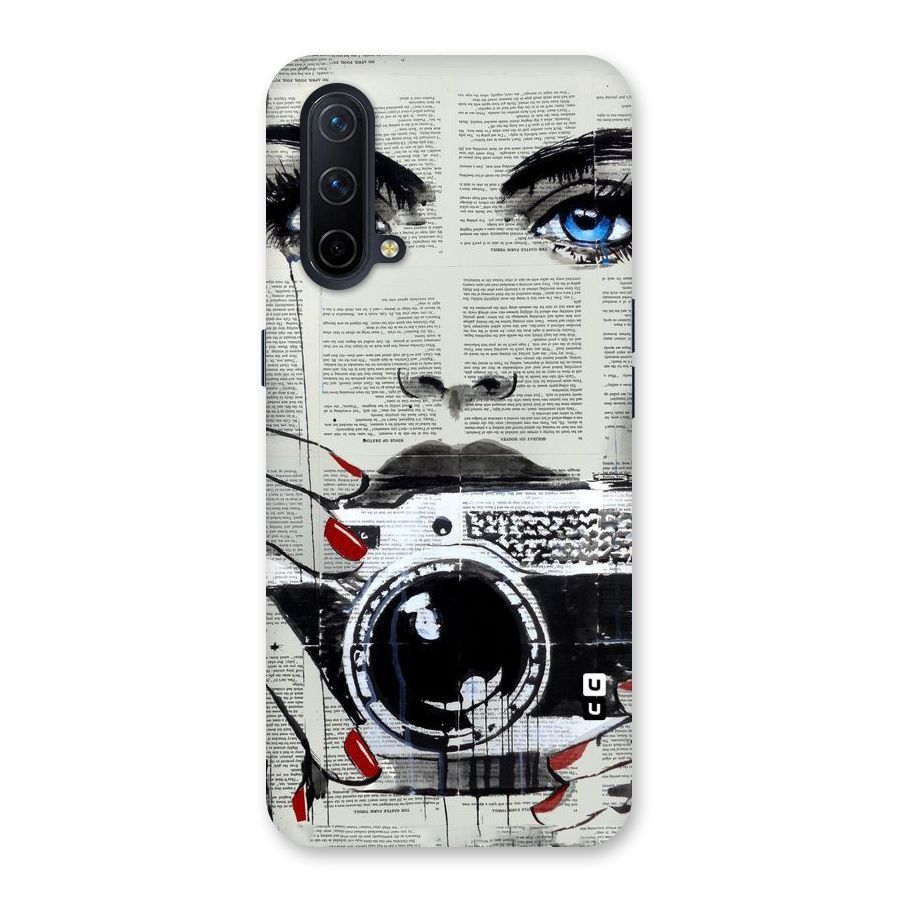 Paper Face Beauty Back Case for OnePlus Nord CE 5G