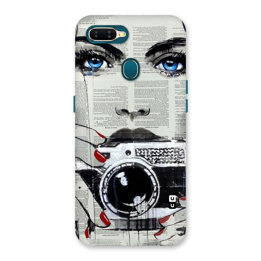 Paper Face Beauty Back Case for Oppo A11k