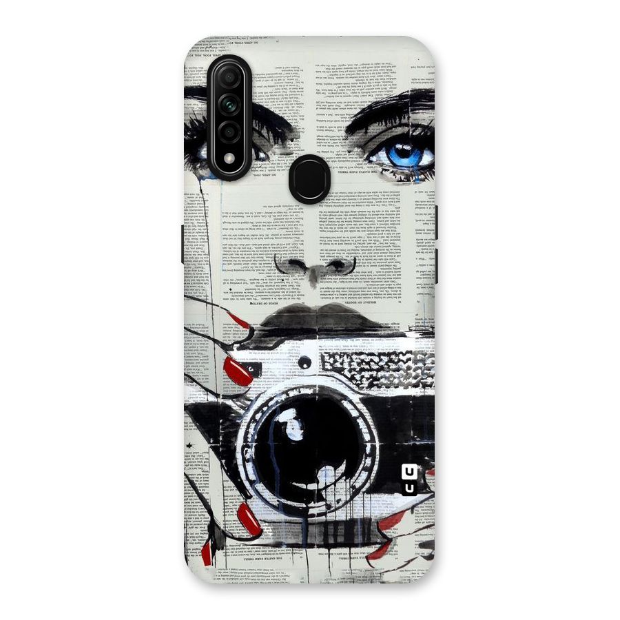 Paper Face Beauty Back Case for Oppo A31