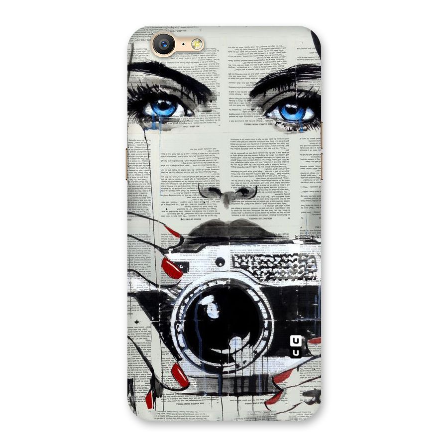 Paper Face Beauty Back Case for Oppo A39