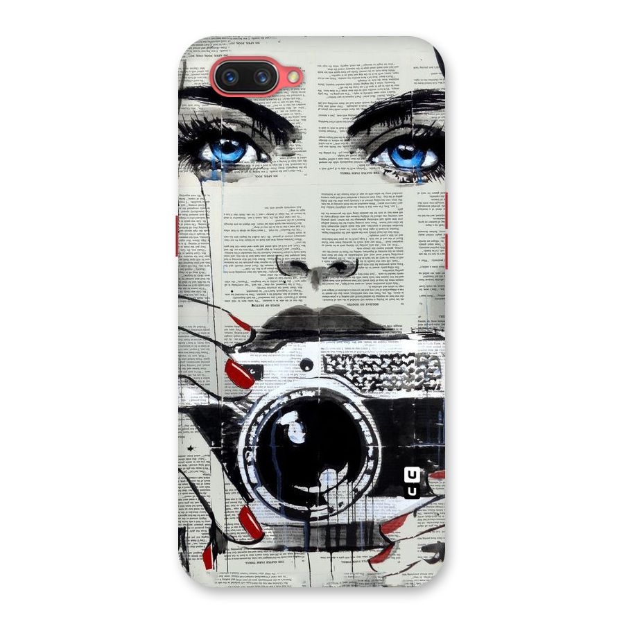 Paper Face Beauty Back Case for Oppo A3s