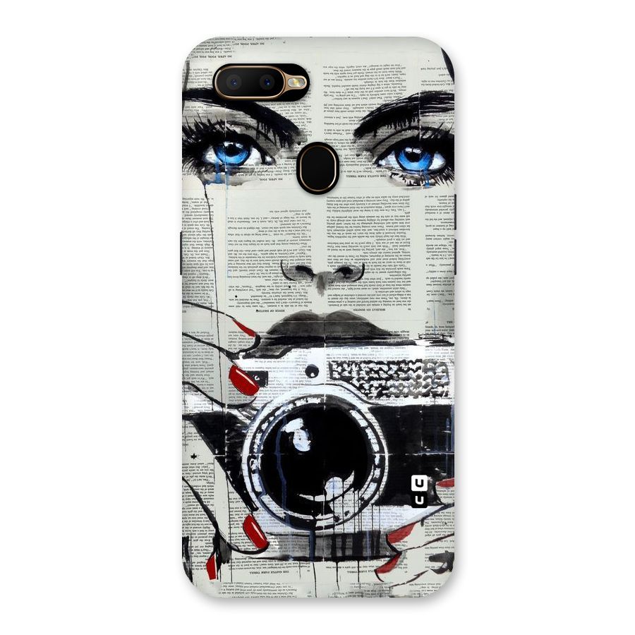Paper Face Beauty Back Case for Oppo A5s