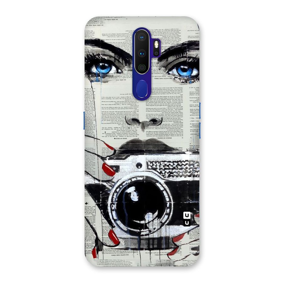 Paper Face Beauty Back Case for Oppo A9 (2020)