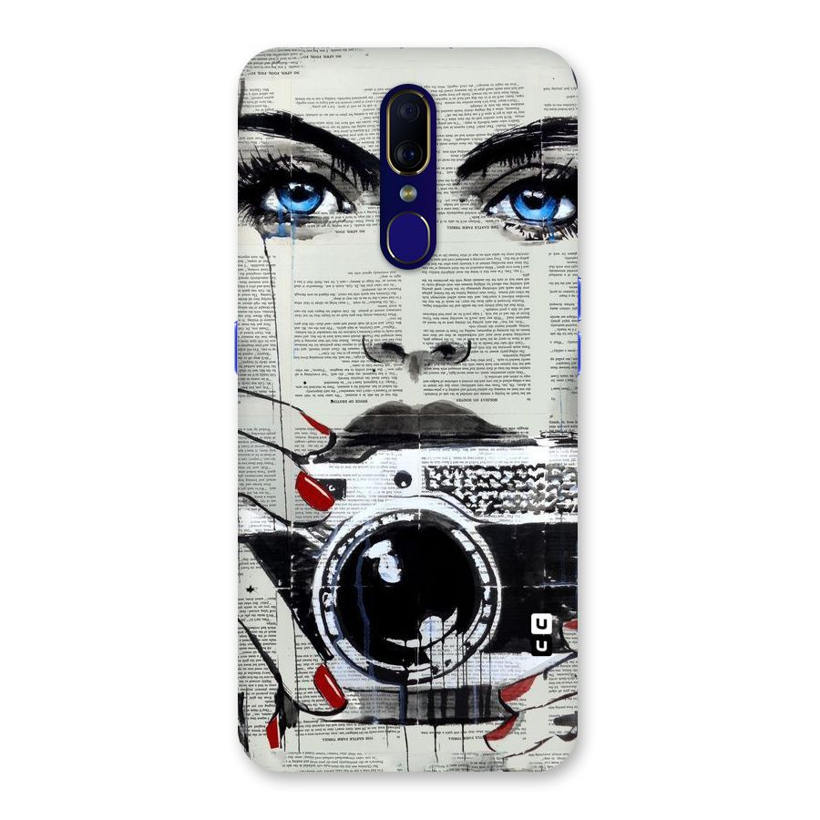 Paper Face Beauty Back Case for Oppo F11