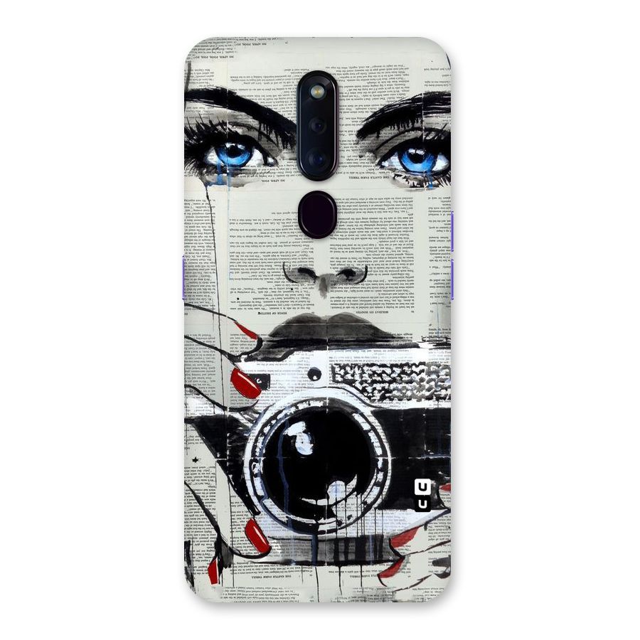 Paper Face Beauty Back Case for Oppo F11 Pro
