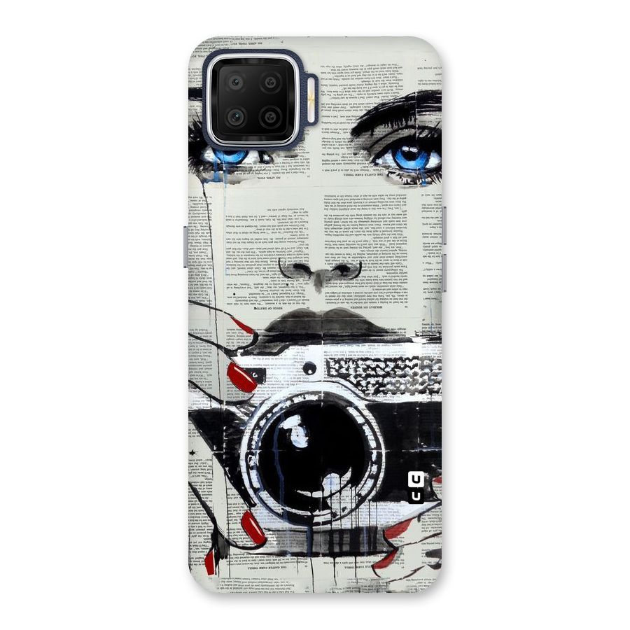 Paper Face Beauty Back Case for Oppo F17