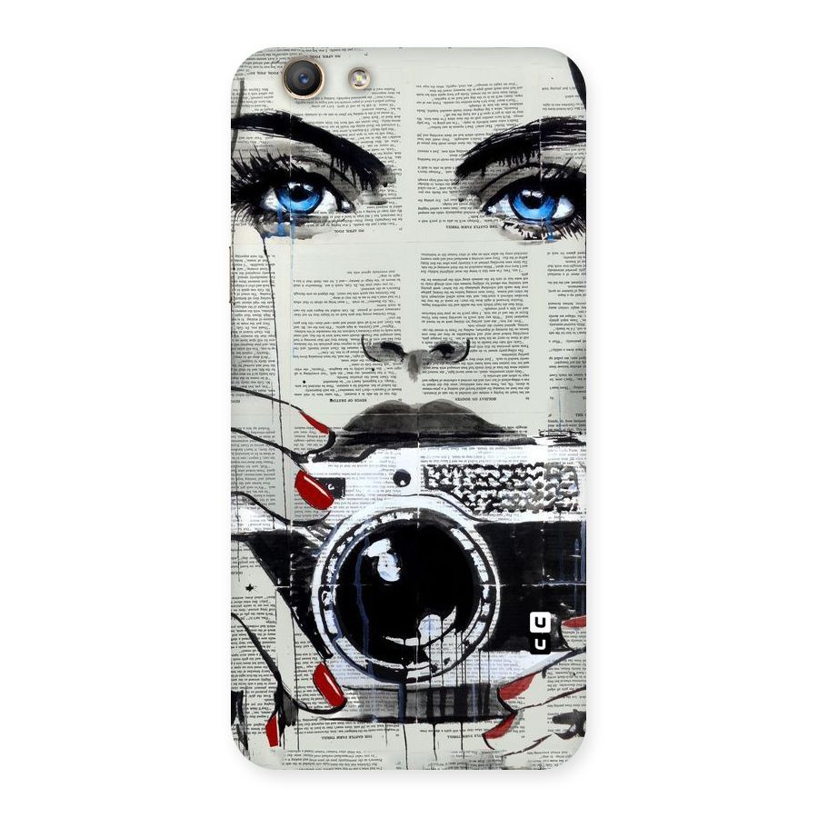 Paper Face Beauty Back Case for Oppo F1s