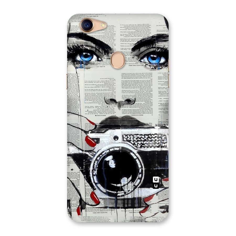 Paper Face Beauty Back Case for Oppo F5