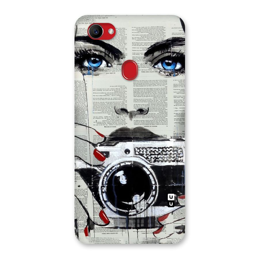 Paper Face Beauty Back Case for Oppo F7