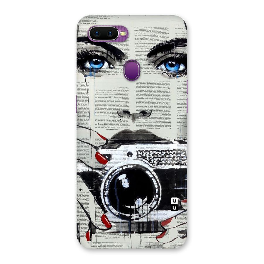 Paper Face Beauty Back Case for Oppo F9