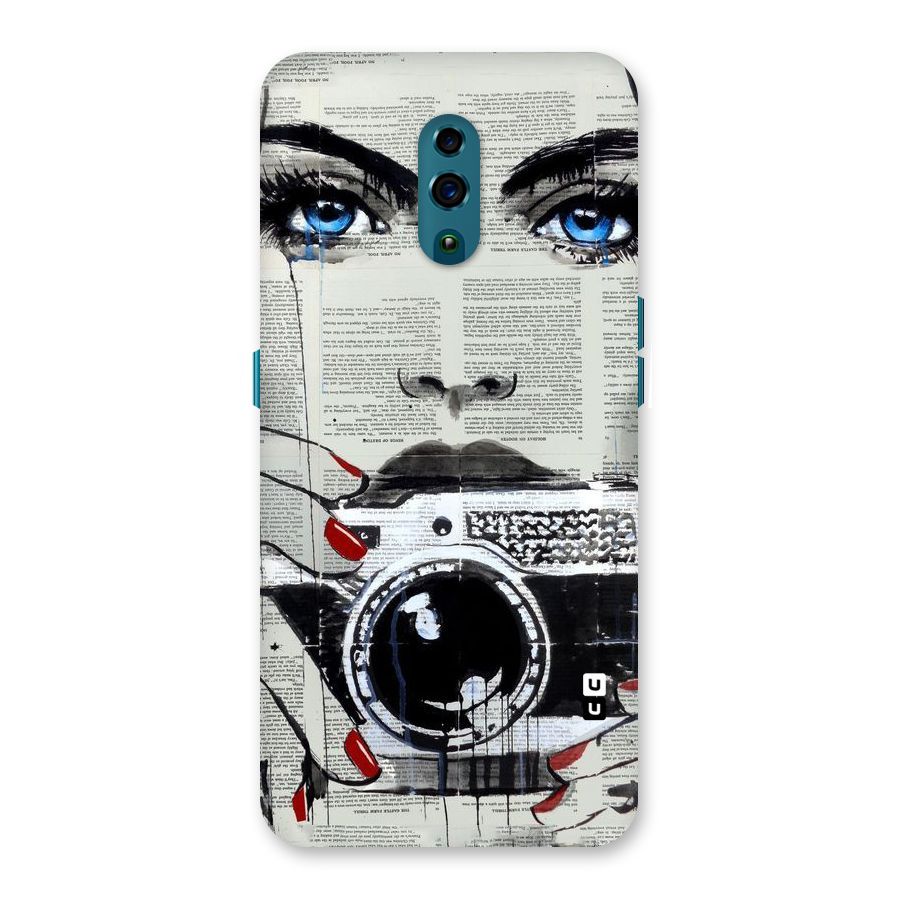 Paper Face Beauty Back Case for Oppo Reno
