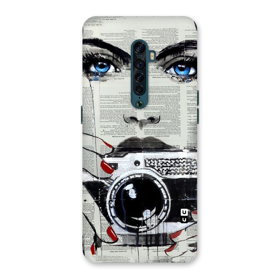 Paper Face Beauty Back Case for Oppo Reno2