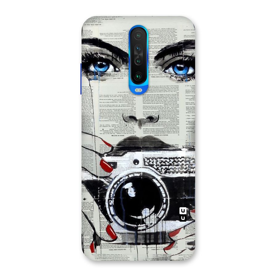 Paper Face Beauty Back Case for Poco X2
