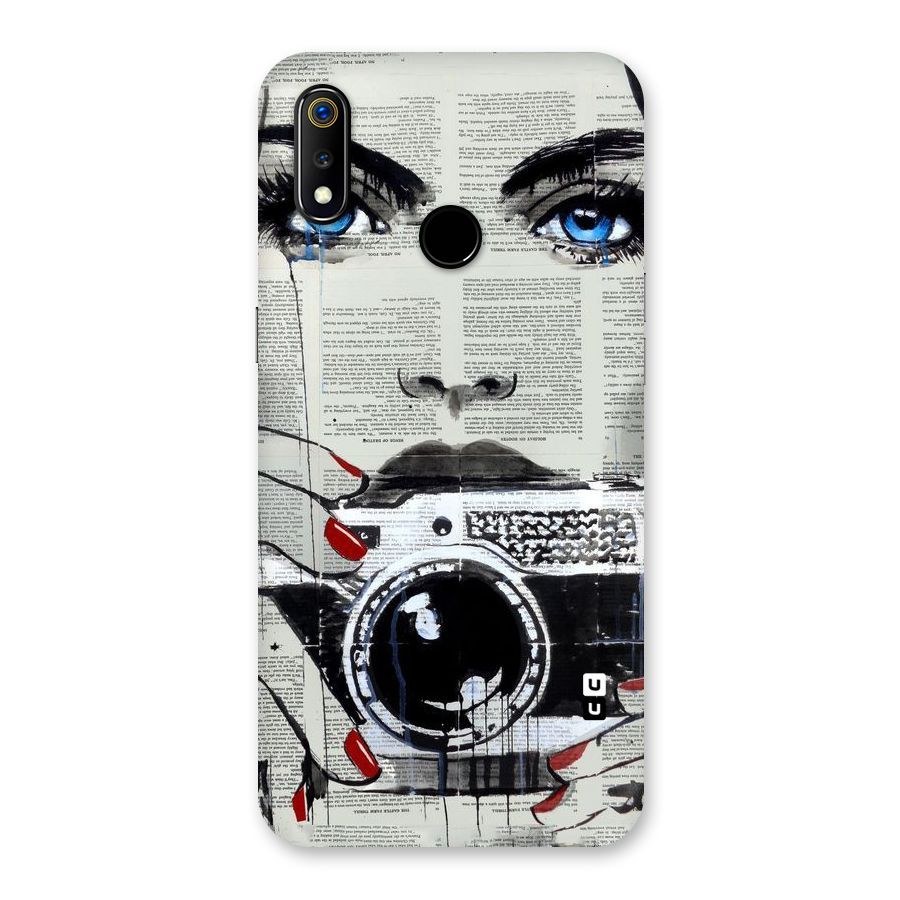 Paper Face Beauty Back Case for Realme 3