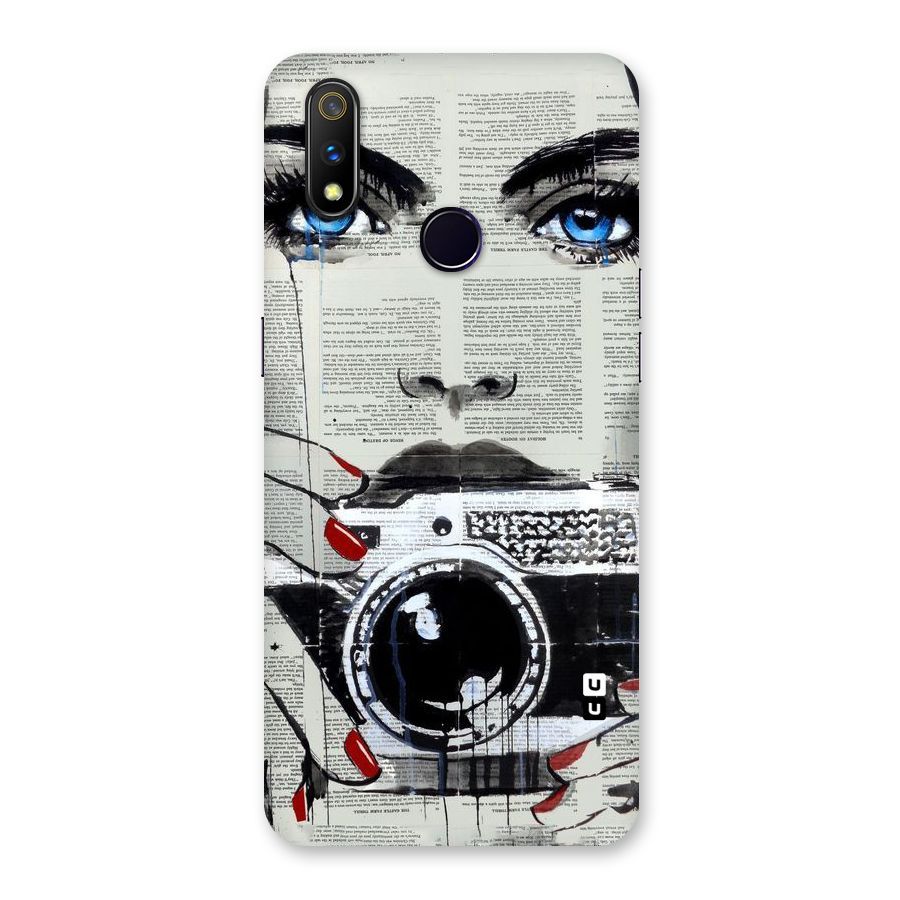 Paper Face Beauty Back Case for Realme 3 Pro