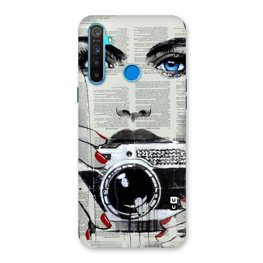 Paper Face Beauty Back Case for Realme 5