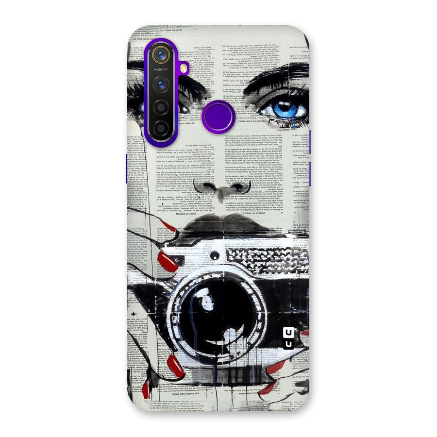 Paper Face Beauty Back Case for Realme 5 Pro